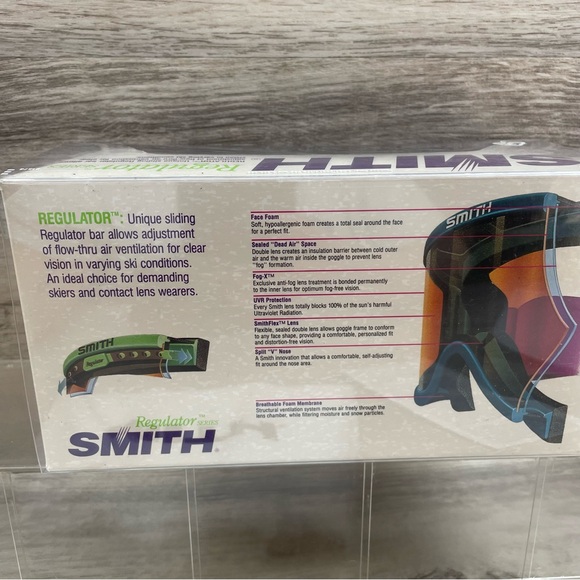 Vintage NOS Smith Optics Ski Snowboard Goggles New In Box Regulator Matrix Adult - Picture 13 of 15